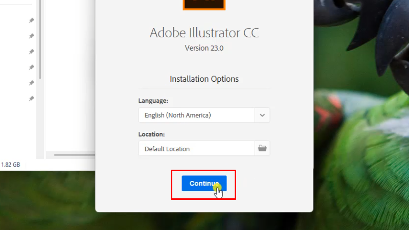 Adobe Illustrator 2019: Hướng Dẫn Toàn Diện 14 Bấm Continue