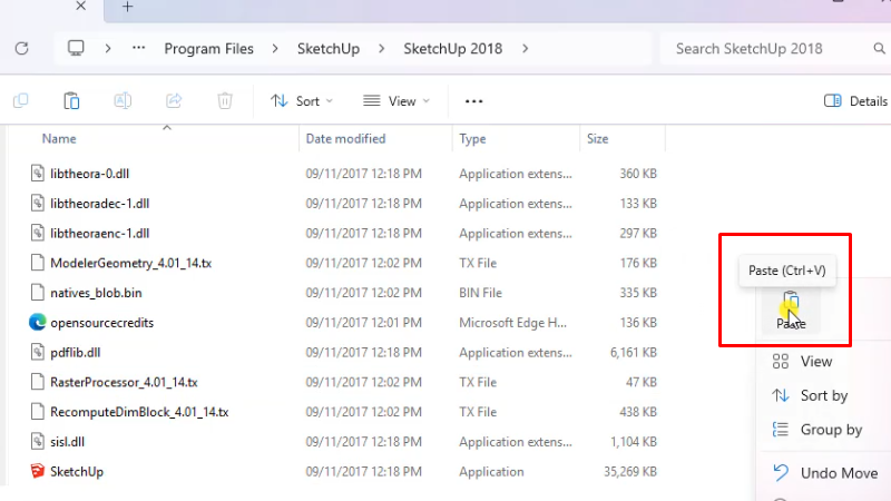Sketchup 2018: Hướng Dẫn Chi Tiết Từ A-Z 20 Past vào