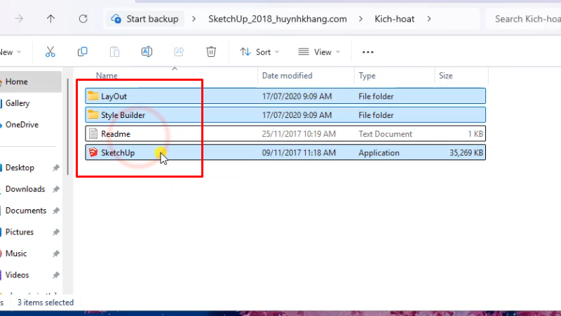 Sketchup 2018: Hướng Dẫn Chi Tiết Từ A-Z 18 Coppy như hình